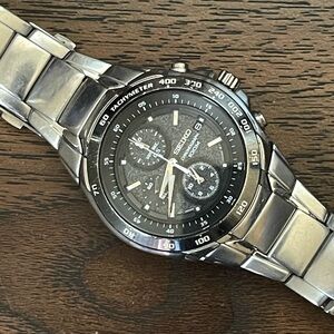 Vintage Seiko Chronograph quartz watch